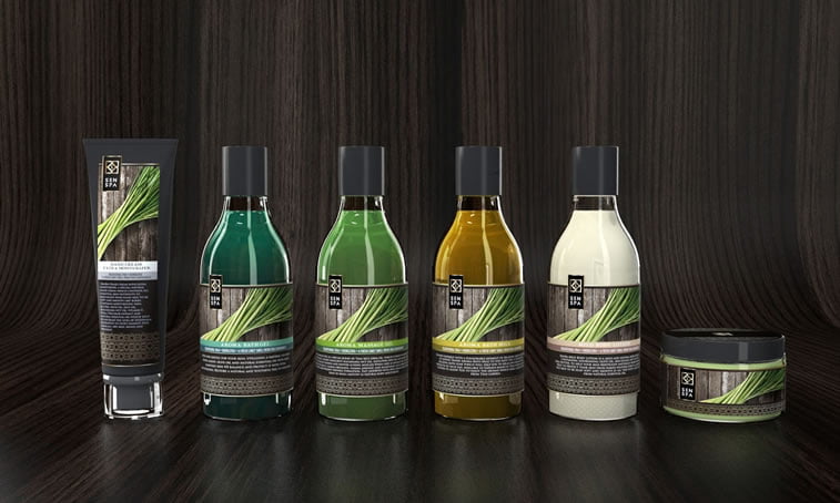 beauty products packaging design senspa