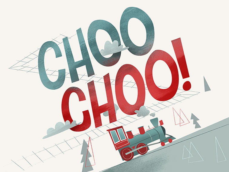 choochoo train illustration
