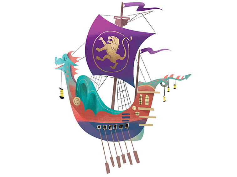 the dawn trader ship design