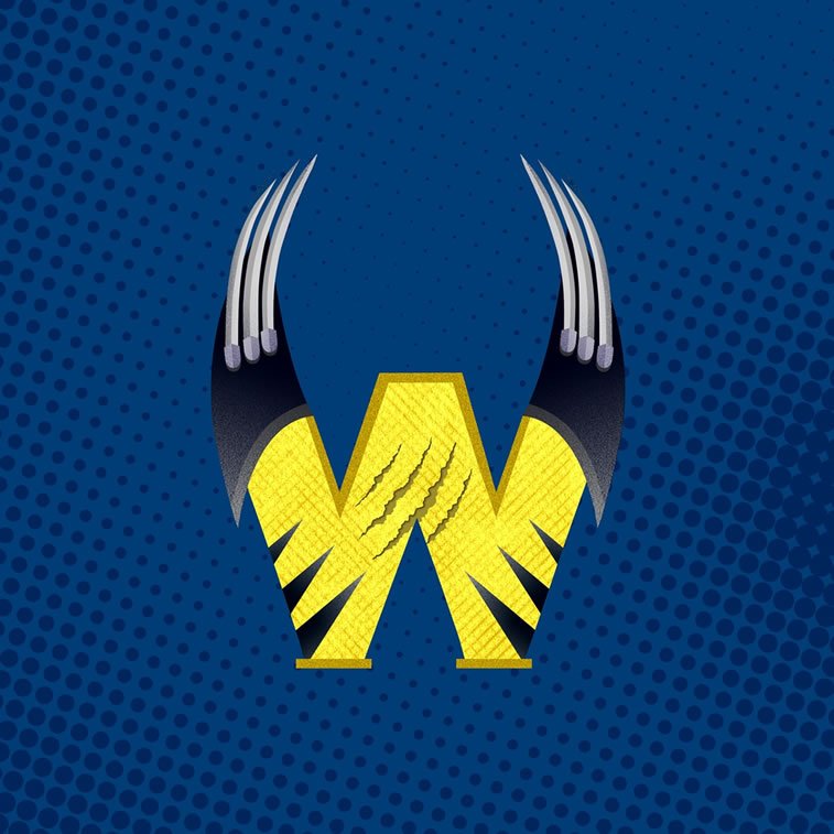 Tipografija inspirisana superherojima 15
