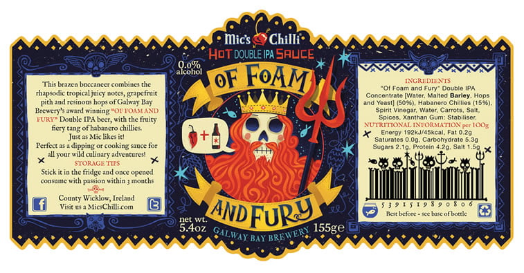 steve simpson illustrated packaging micks chilli 3