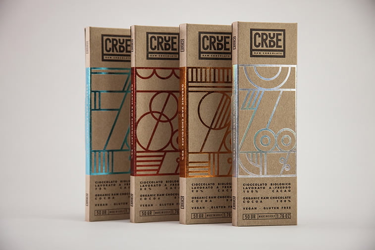 chocolate packaging design crude raw chocolate