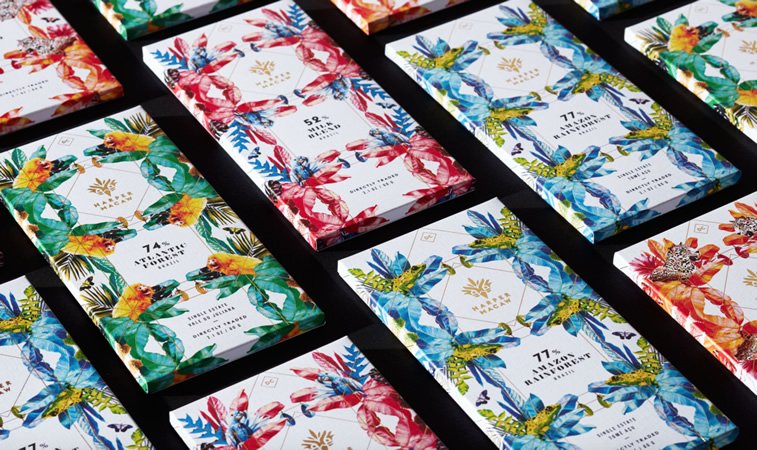 chocolate packaging design harper macaw chocolate