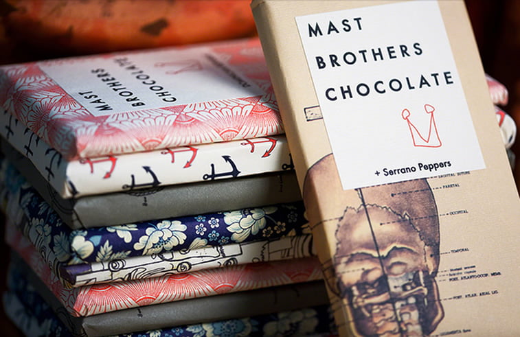chocolate packaging design mast brothers