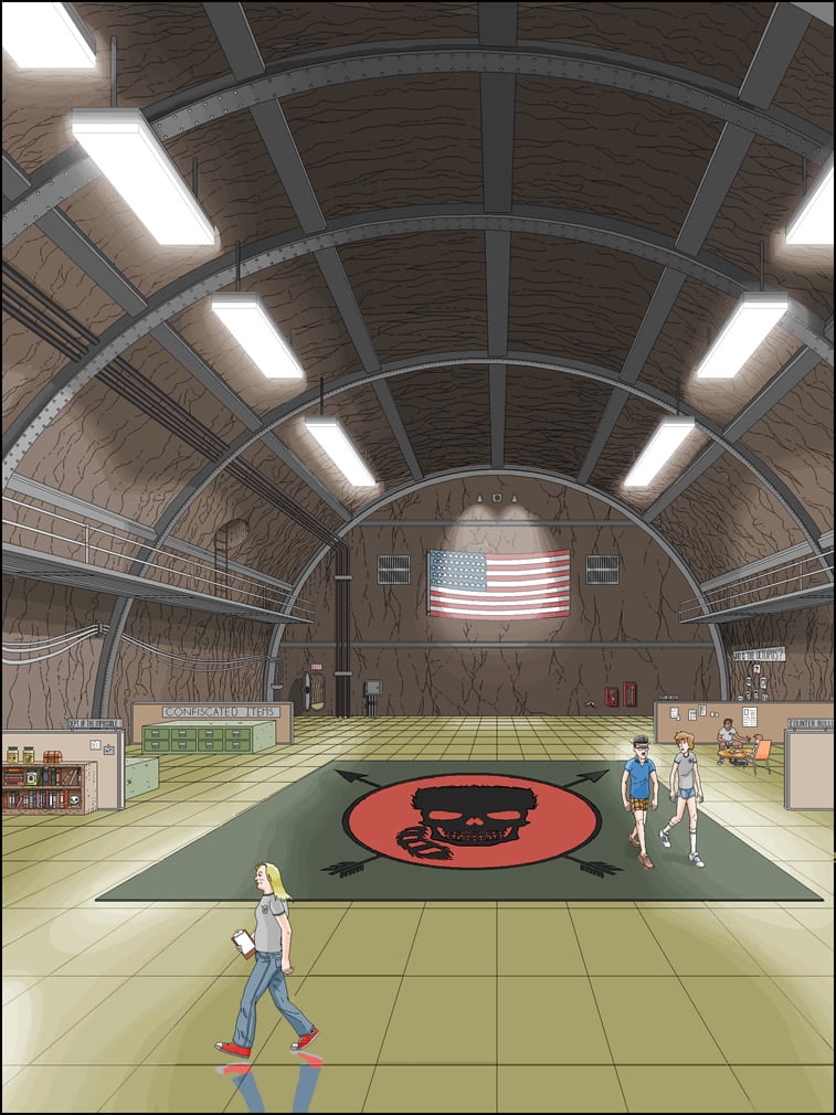 Detaljne ilustracije Patrika Hajnsa rađene u Pejntu 2