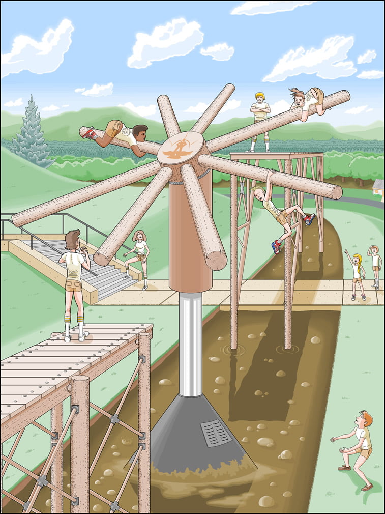 Detaljne ilustracije Patrika Hajnsa rađene u Pejntu 8