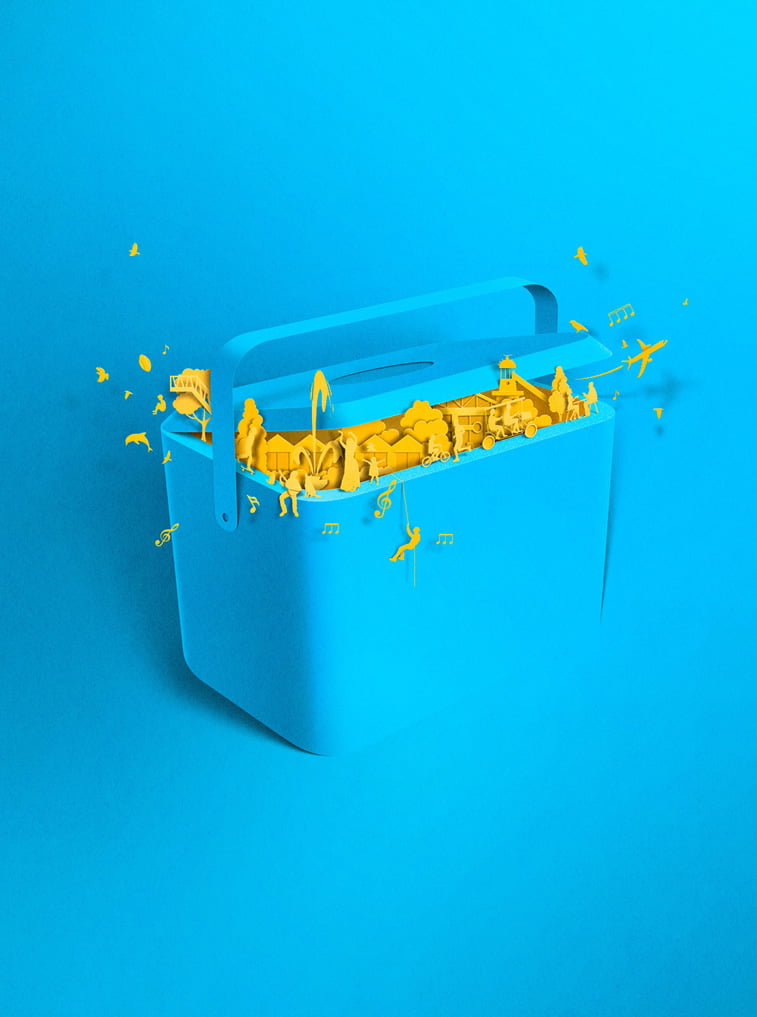 eiko ojala illustration wellington summer city 1