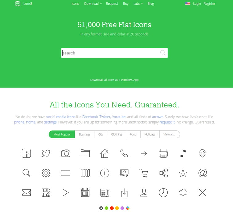 free icons icons8