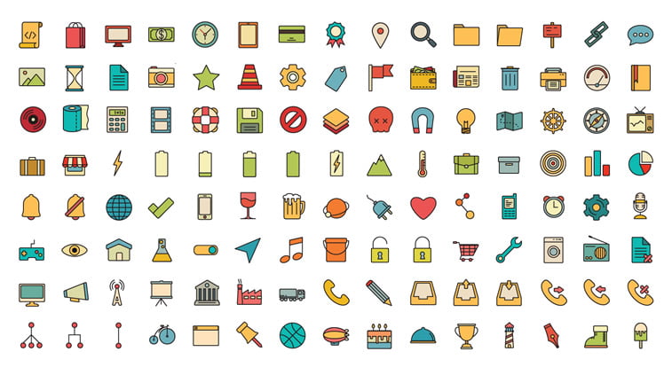 free retro icons vol 1