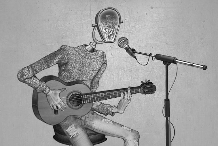 Al Margen's graphic criticism of today's society 12