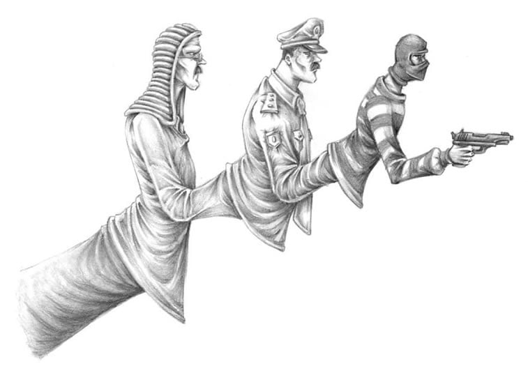 Al Margen's graphic criticism of today's society 3