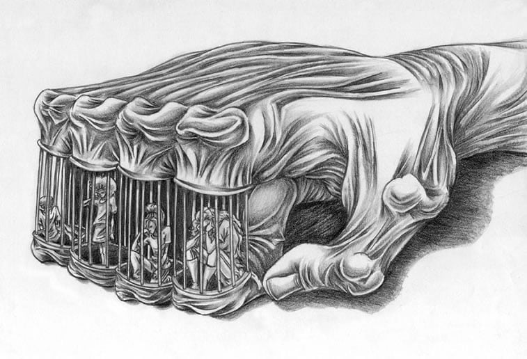 Al Margen's graphic criticism of today's society 7