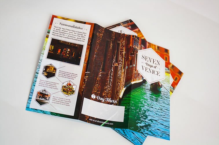 dizajn turističkih brošura 2 venecija italija