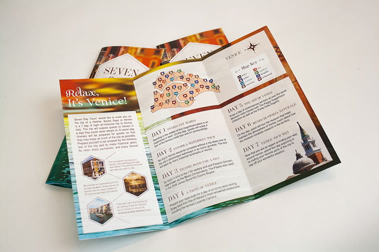 dizajn turističkih brošura 4 trostrana brošura na preklop