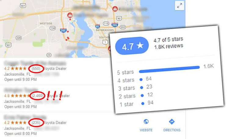 google reviews