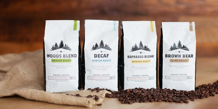 coffee packaging woods 1