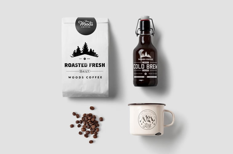 coffee packaging woods 2