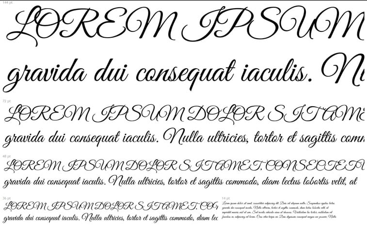 10 free script fonts (autumn 2017) 2