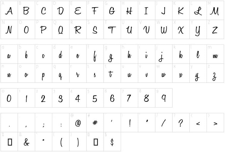 10 free script fonts (autumn 2017) 3