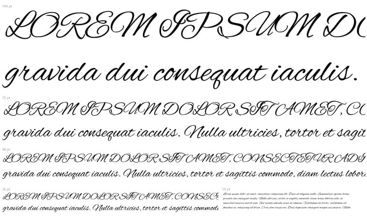 10 free script fonts (autumn 2017) 4