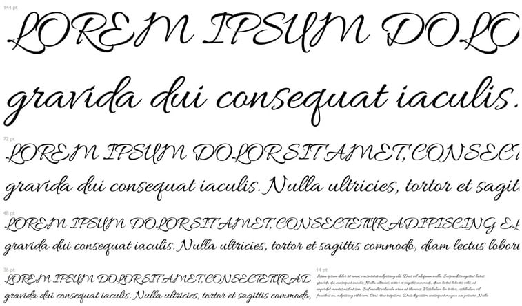 10 free script fonts (autumn 2017) 5