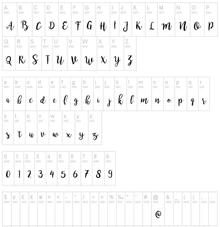 10 free script fonts (autumn 2017) 8