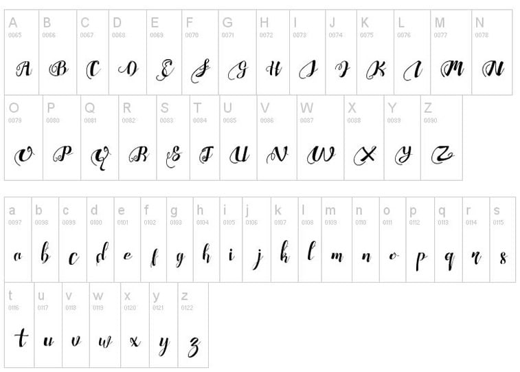 10 free script fonts (autumn 2017) 9