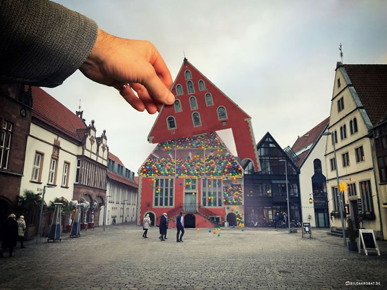 photo manipulation bildakrobat the ballhouse