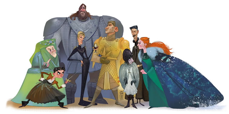 game of thrones caricature tata che 1