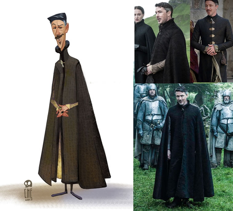 game of thrones caricature tata che petyr baelish
