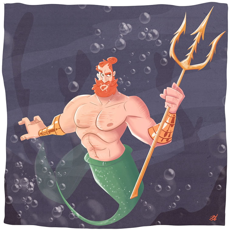 character illustration king of the sea dave bardin 1