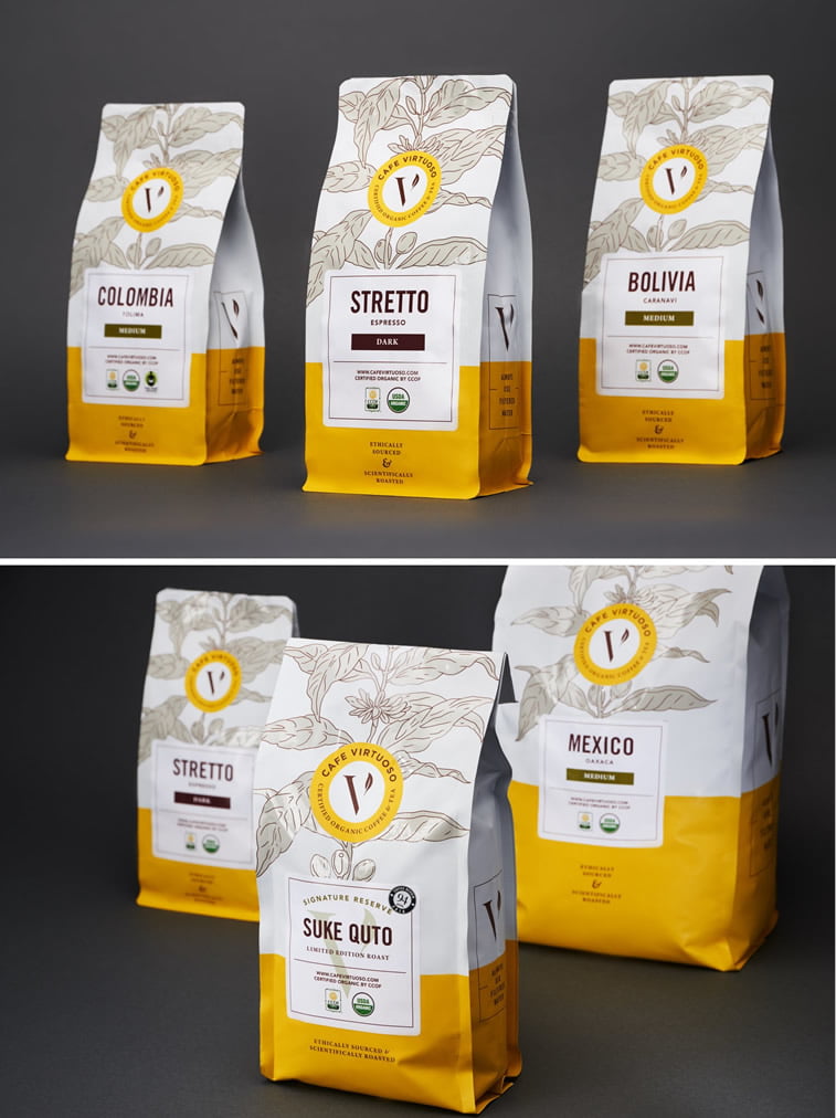 Dizajn ambalaže za kafu: 20 inspirativnih primera – Cafe virtuoso