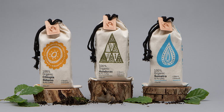 Dizajn ambalaže za kafu: 20 inspirativnih primera – Rio coffee fairtrade