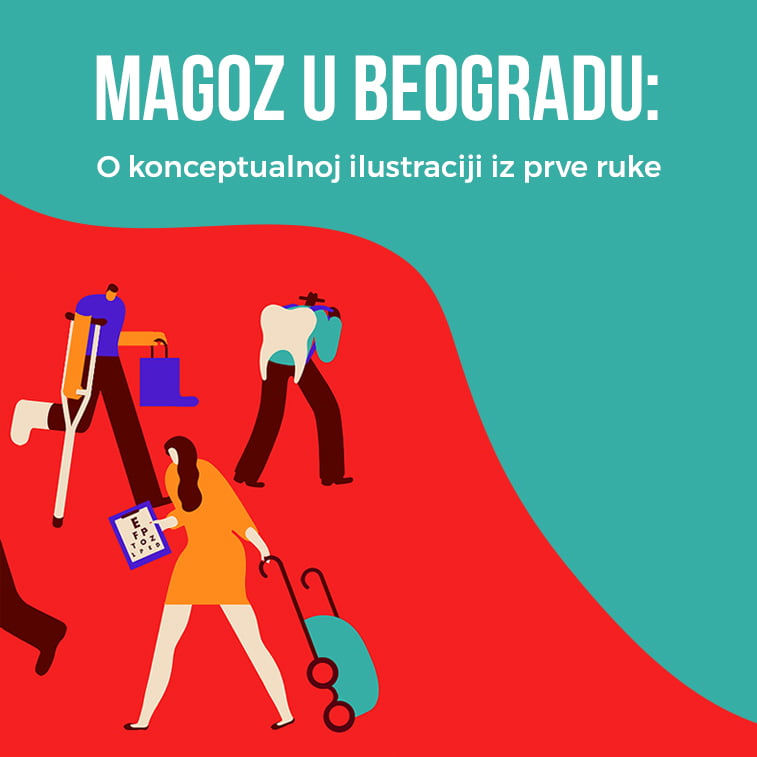 Magoz u Beogradu konceptualna ilustracija medical tourism