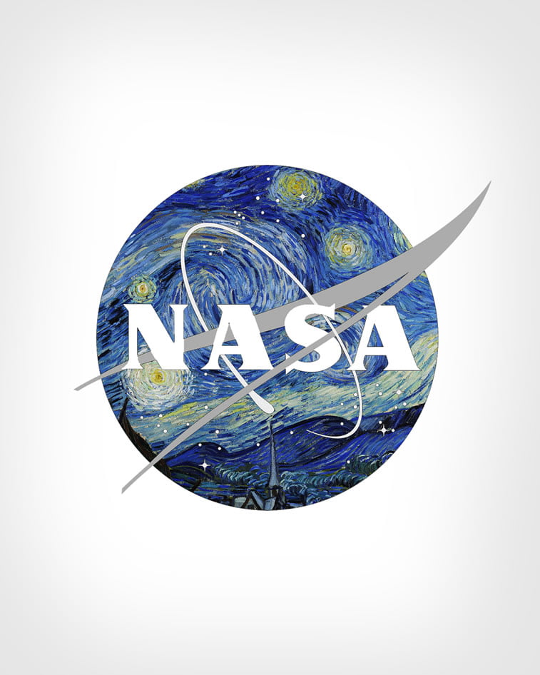 NASA + Zvezdana noć Vinsent van Gog