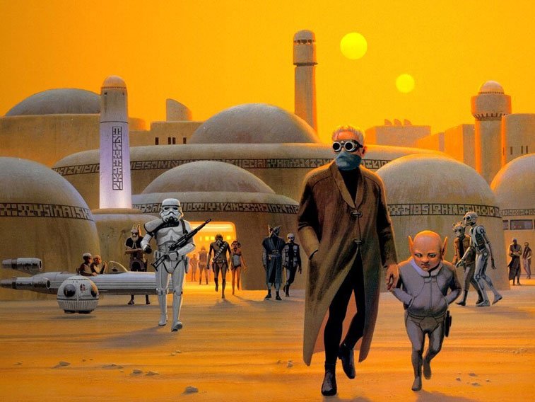 Star Wars originalne ilustarcije Ralph McQuarrie 2