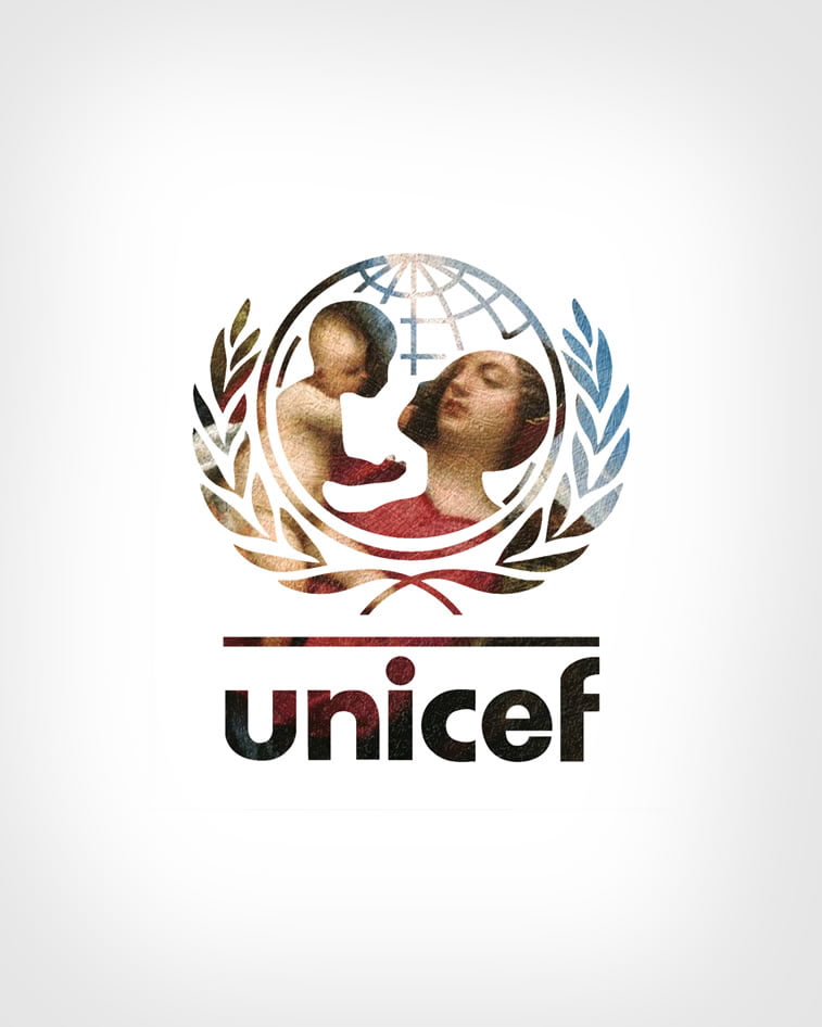 UNICEF + Bogorodica s detetom Ticijan