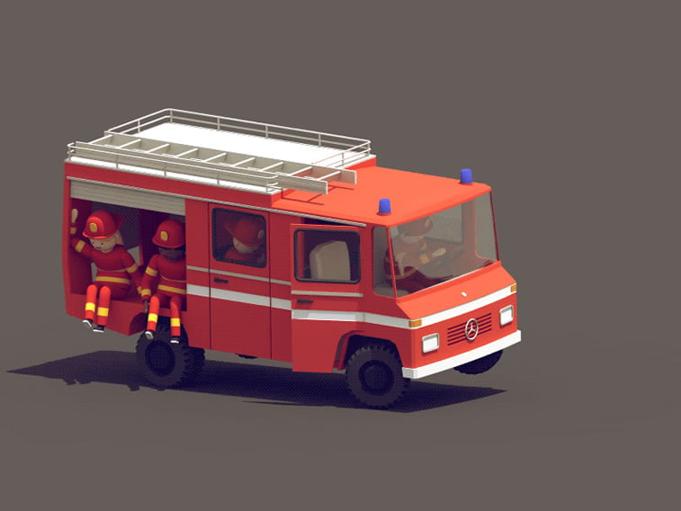 young firefighters guilleaume 3d animation 7