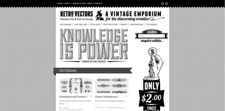 12 retro vectors bepslatni vektori screenshot