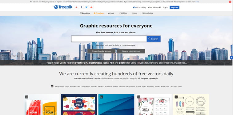 3 Freepik screenshot