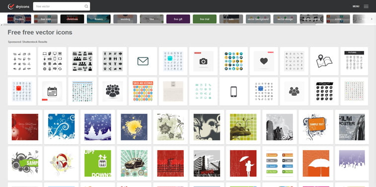  DryIcons free vectors screenshot