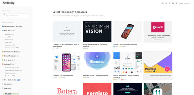 8 freebiesbug besplatni vektori screenshot