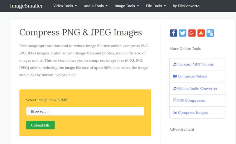 free image optimization tools reduce jpeg size