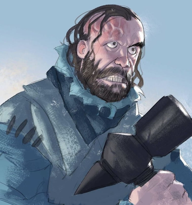 sandor clegane the hound by ramon nunez