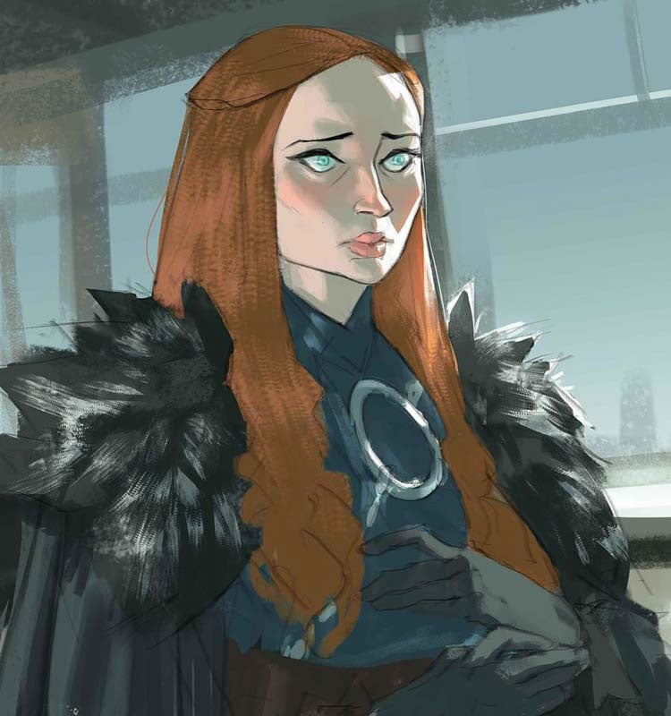 sansa stark by ramon nunez