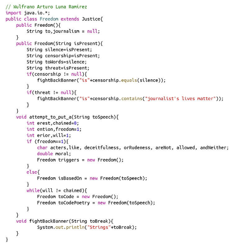 source code poetry example 9