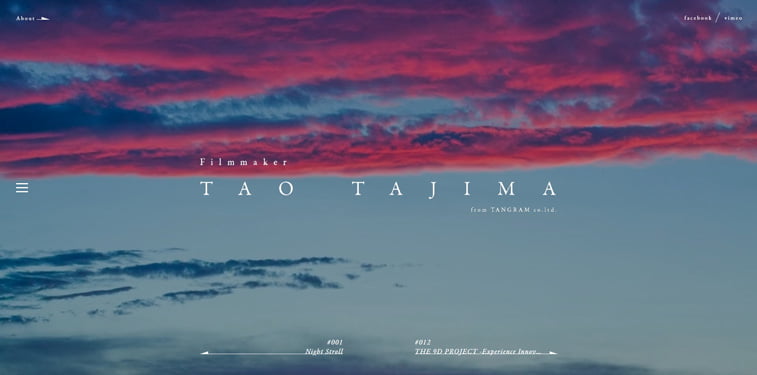 9 Tao Tajima portfolio vebsajt