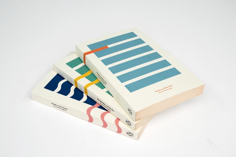 Hemingway and the Sea Book covers behance