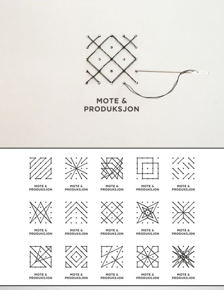 Mote & Produksjon Identity Pinterest