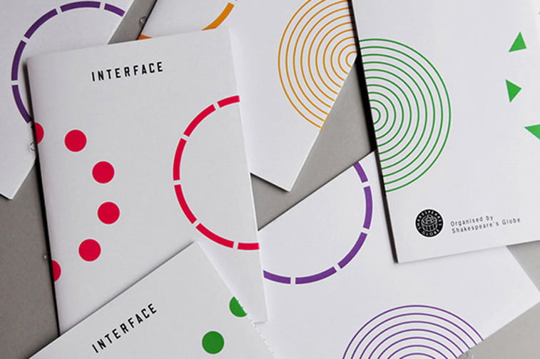 Patrick Fry Identity for Shakespeares Globe Interface event Its nice that